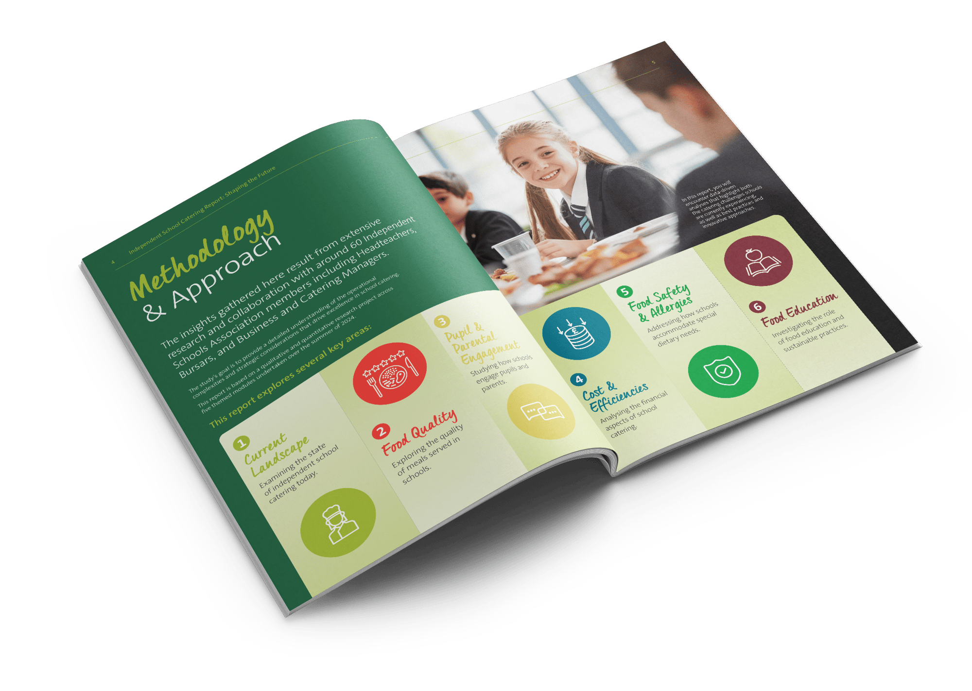 Shaping the Future of School Catering Report open at the methodology and approach page Shaping the Future of School Catering Report open at the methodology and approach page