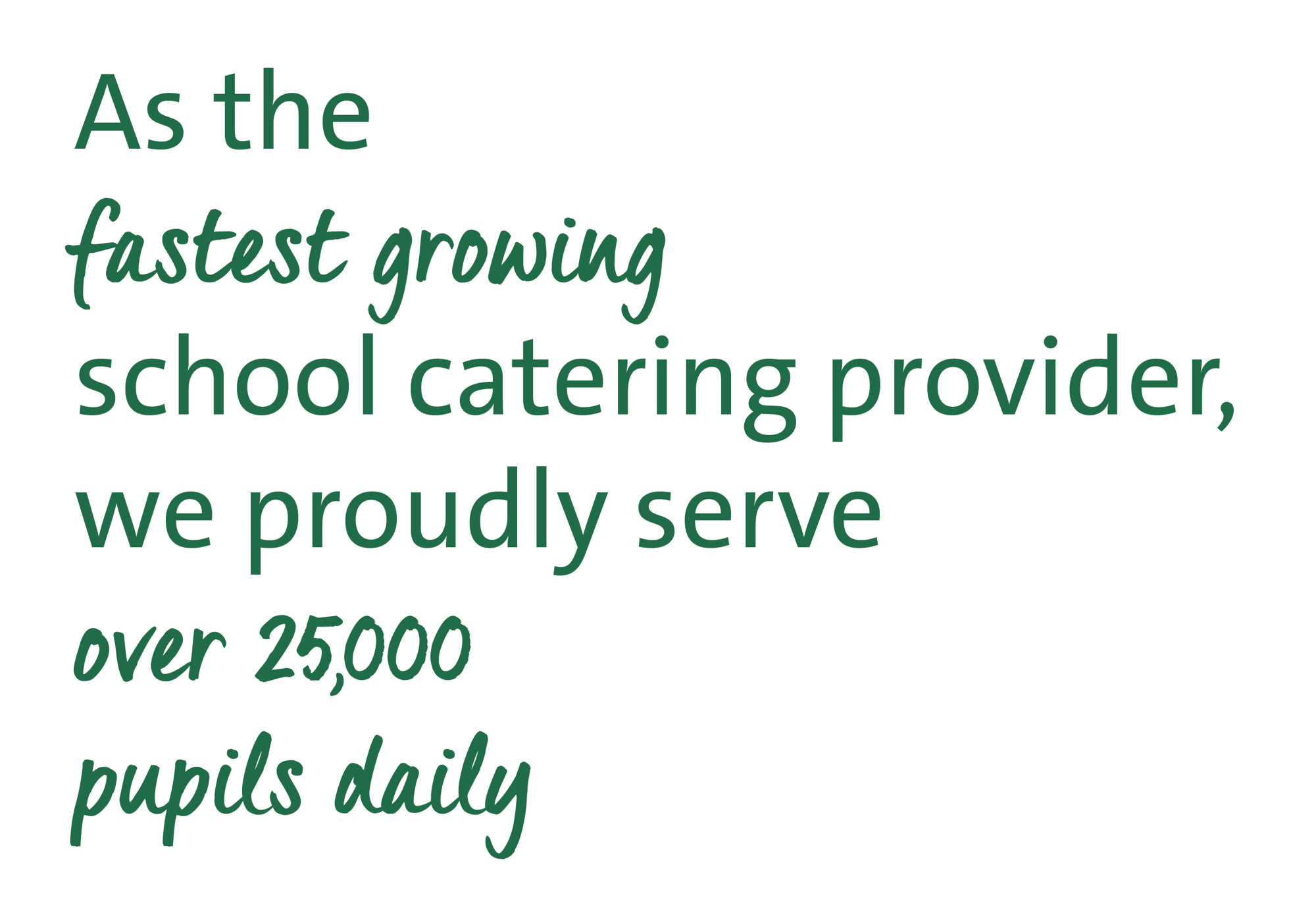 Fastest growing school catering provider - apetito