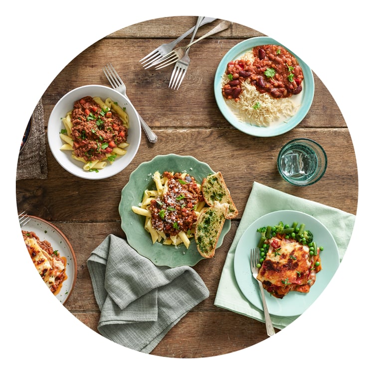 circle image- veggie group